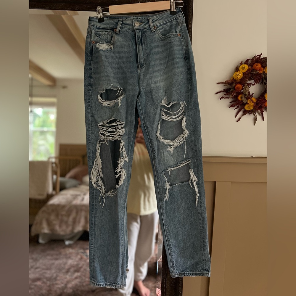 American Eagle high-rise jeans